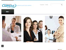 Tablet Screenshot of clareza.com.br